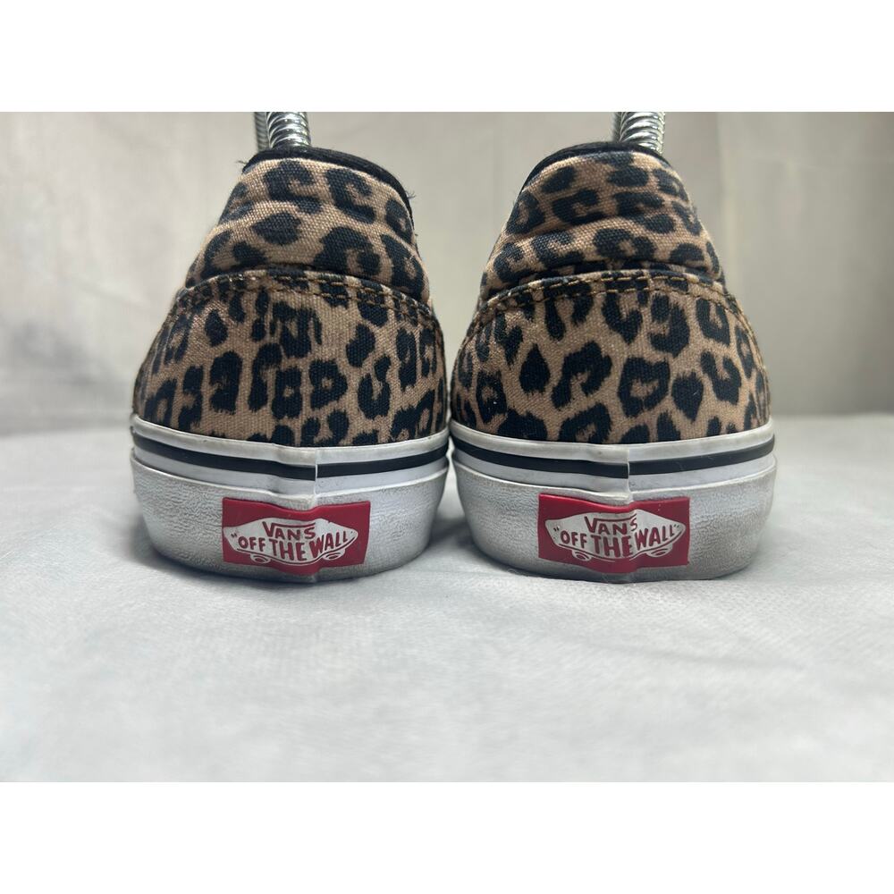 VANS Leopard Slip-On Sneakers Women's 8.5 - Picture 4 of 9